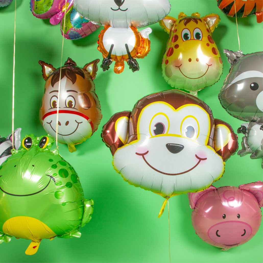 dieren ballondecoratie winkelcentrum events